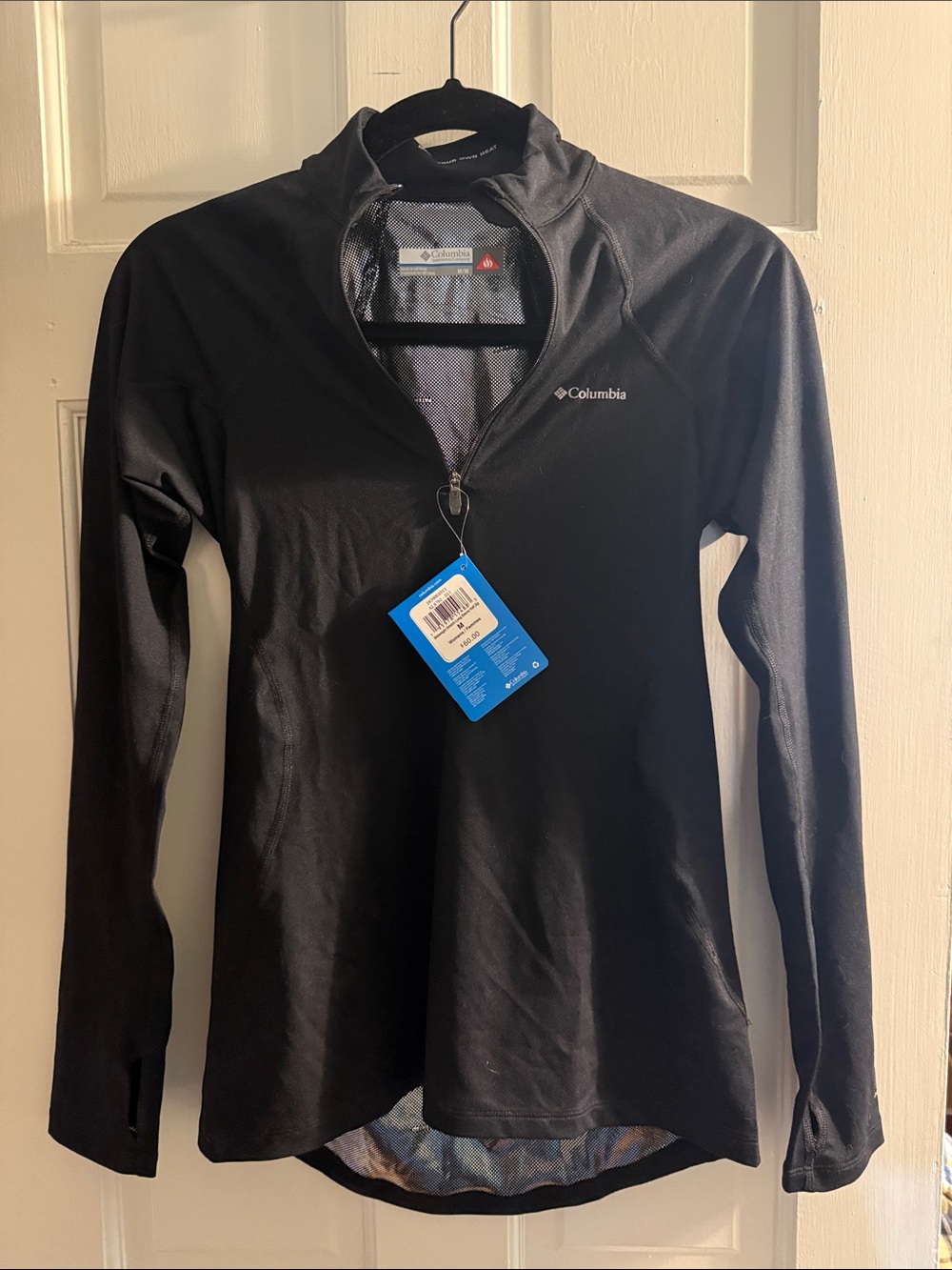 Columbia Women’s Black Half-Zip Lightweight Hoodie